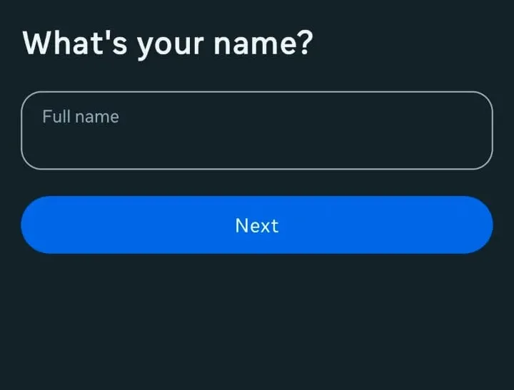 HOME 29 Enter Full Name