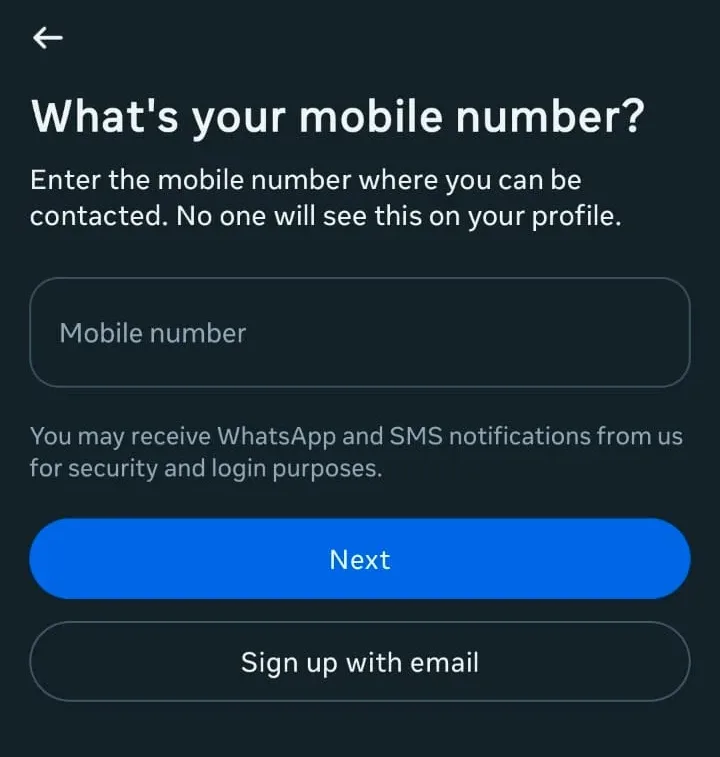 HOME 27 Enter Mobile Number for using insta pro ♕ apk